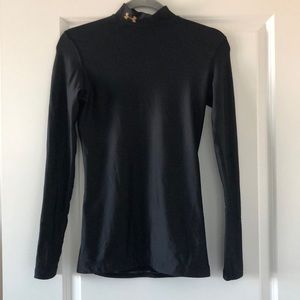 Small Under Armour cold gear compression mock neck long sleeve